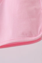 Premium Blush bow shorts
