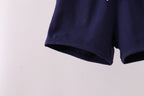 Premium Navy drawstring shorts