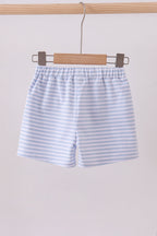 Premium Blue&white stripe shorts