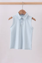 Sky everyday Knit Collared Tank