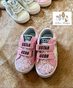 Pink Sparkle Star Sneaker #1