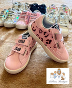 Pink Animal Print Star Sneaker #3