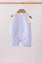 Blue seersucker pocket jonjon