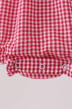 Red watermelon ruffle bubble