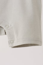 Gray Scarecrow Embroidery Romper