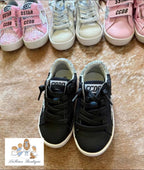 Black Sparkle Star Sneaker #4