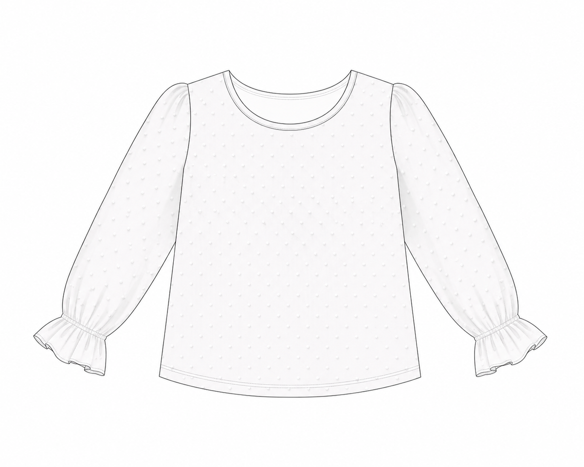 PO 6: Swiss Dot Undershirt