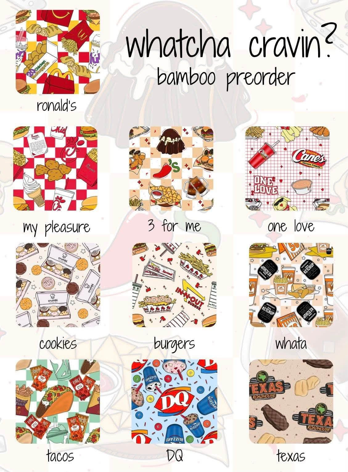Whatcha Cravin' Bamboo - Adults