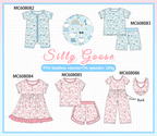 PO101 Blue&pink goose bamboo collection
