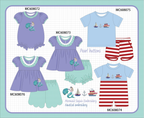 PO101 Blue&purple mermaid sequin embroidery collection