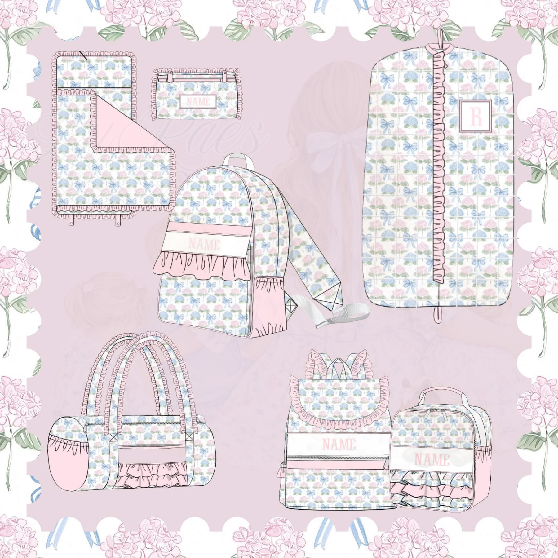 Smocked Luggage Preorder : ETA NOV.