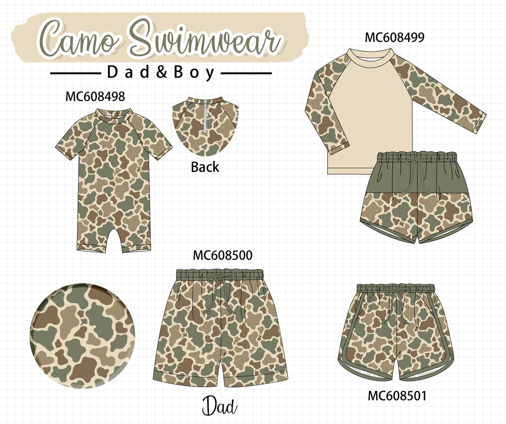 PO101 Camouflage swimsuit collection