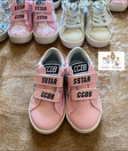 Pink Animal Print Star Sneaker #3