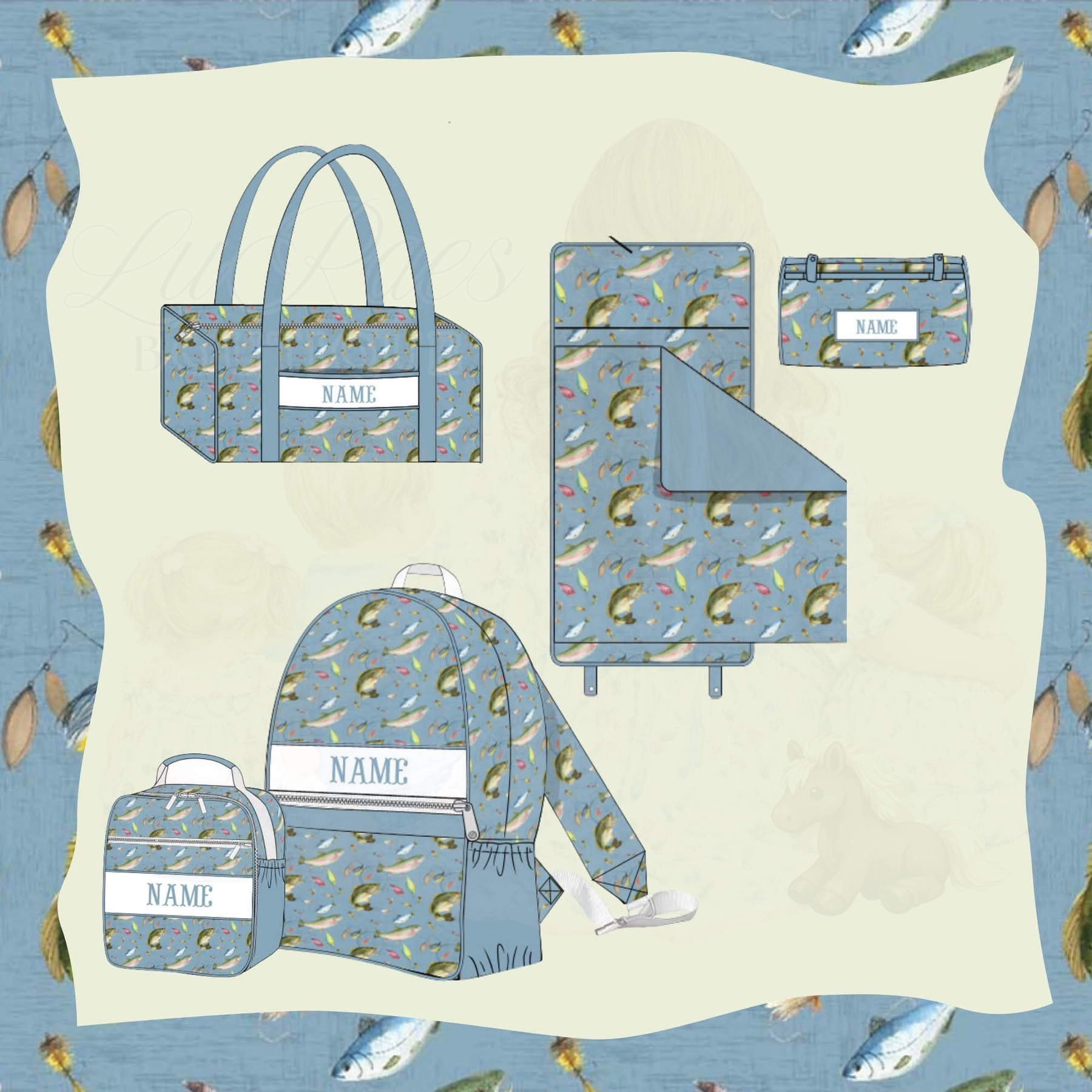 Smocked Luggage Preorder : ETA NOV.