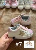 Pink & Gold Star Sneaker #7