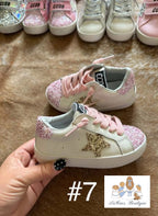 Pink & Gold Star Sneaker #7