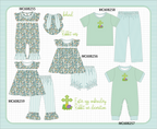 PO101 Easter cross floral stripe collection