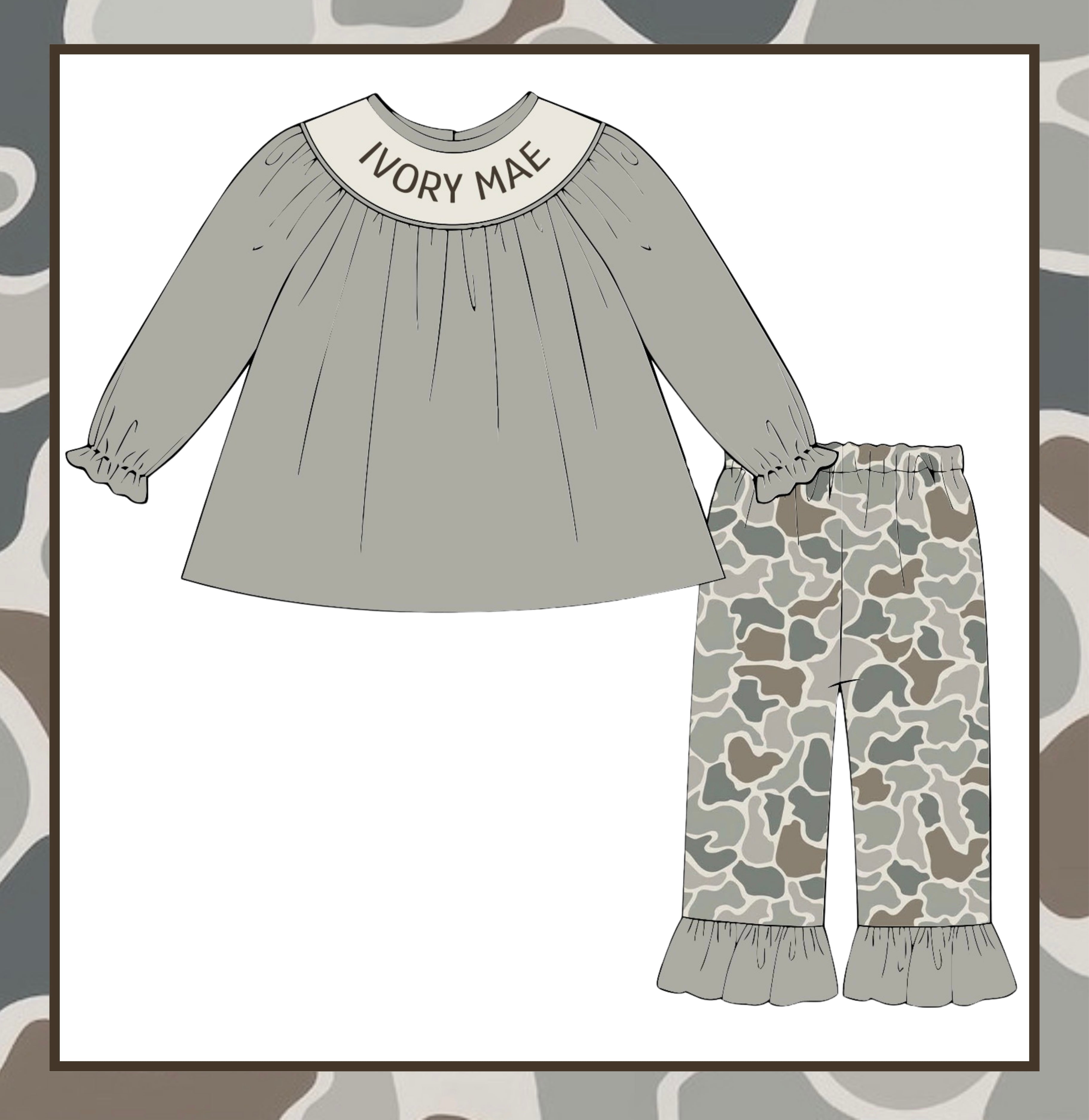 PO5: Custom Camo Girls Set