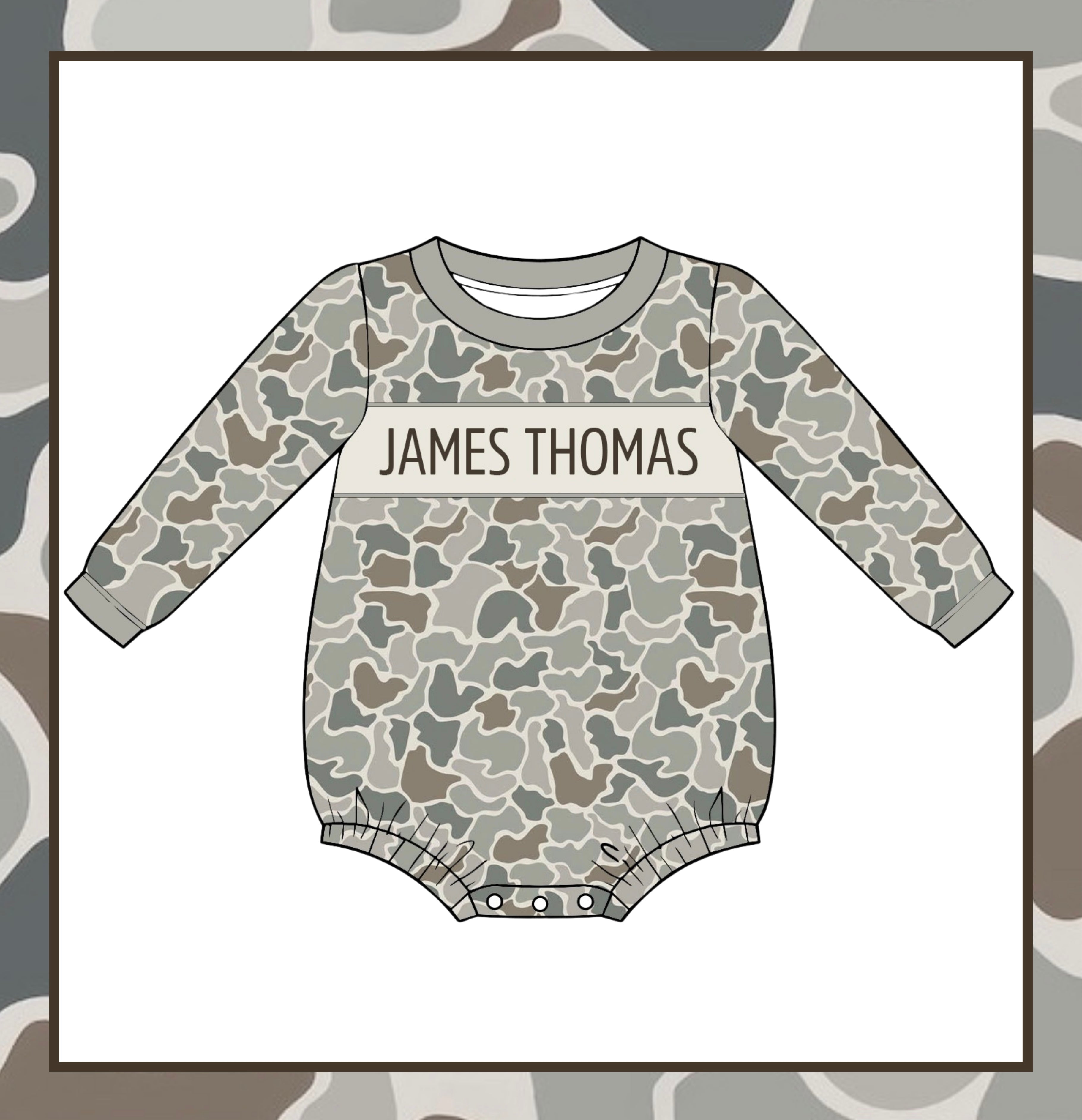 PO5: Custom Camo Boys Bubble