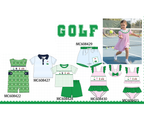 PO101 Green&pink golf embroidery collection 2