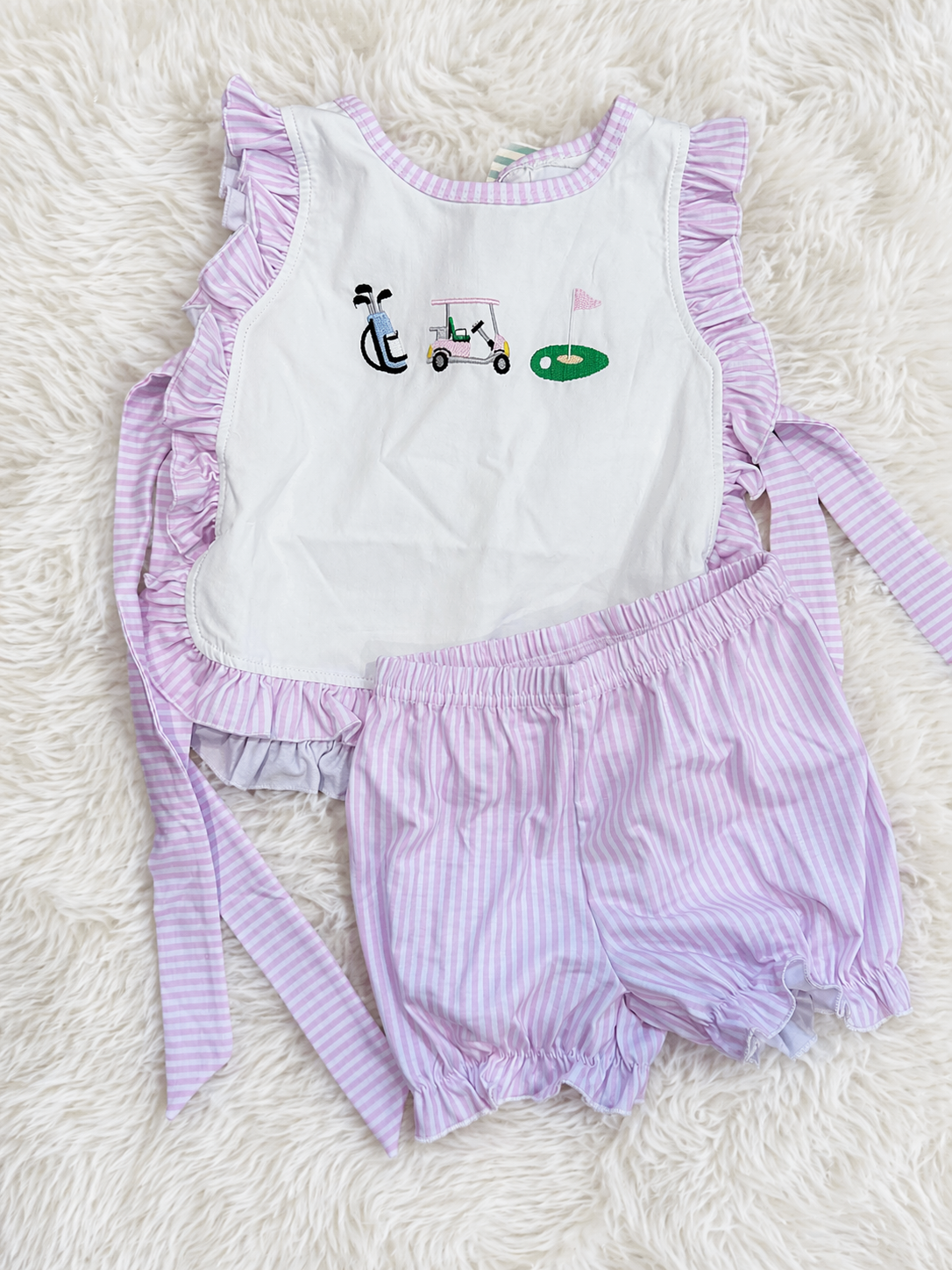 Girls Golf Apron Set