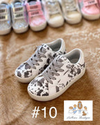 Cow Print Star Sneaker #10
