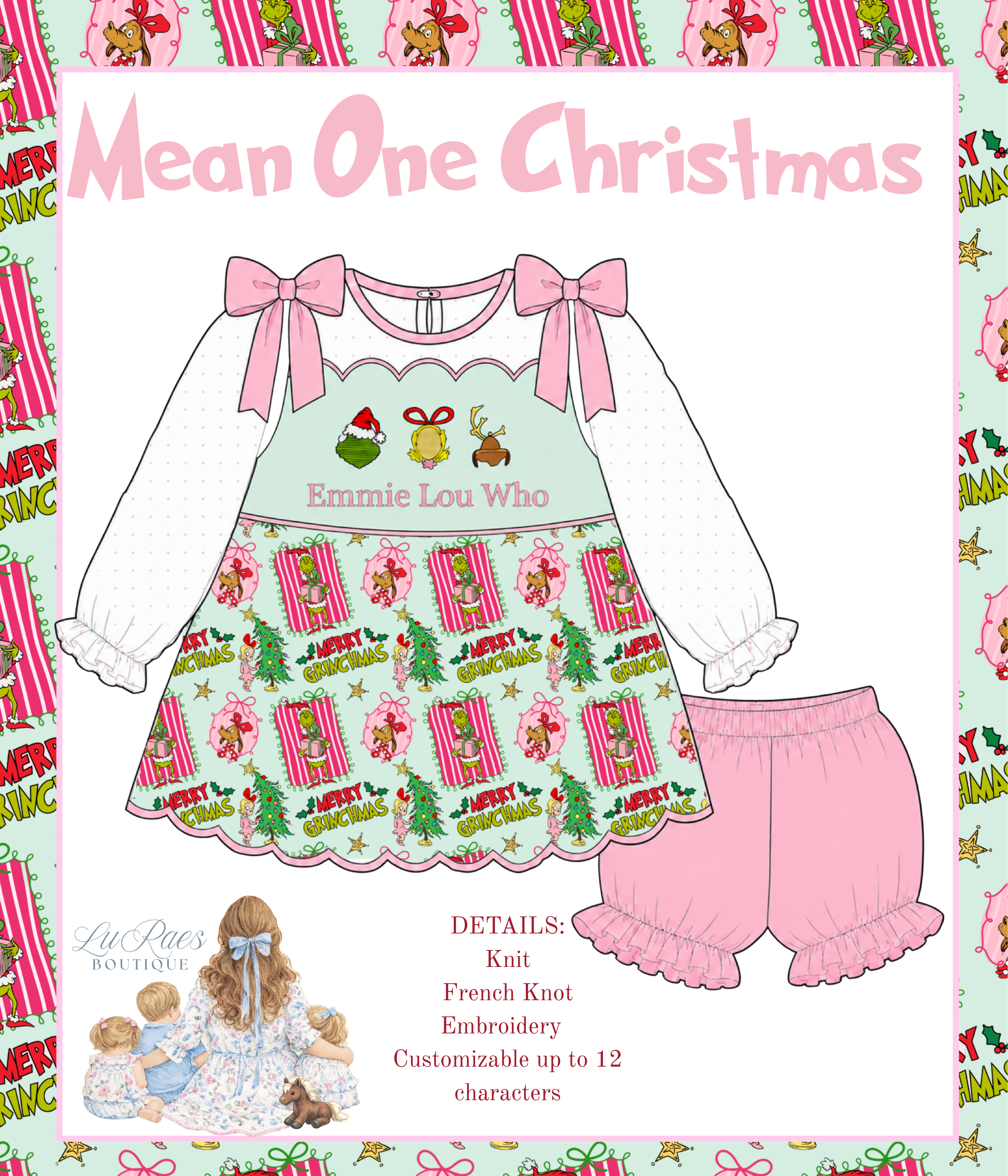Mean One Christmas Girls Preorder