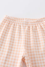Santa  milk cookies applique boy set