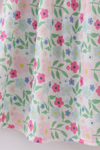 Meadow delight smocked mom dress