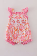 Pink Floral Ruffle Bubble
