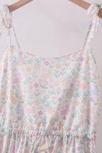Floral print women dress