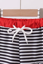 Georgia go dawgs embroidery stripe trunks