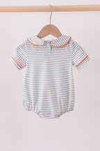 Orange Tennessee embroidery stripe bubble