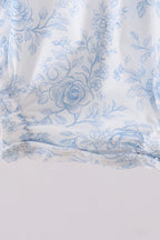 Blue Whale Embroidered Bubble