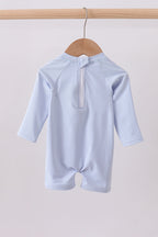 Blue Whale Applique One-Piece Swimsuit