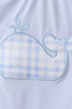 Blue Whale Applique 2pc Swimsuit