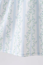 Blue character applique ruffle dress