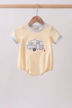 Khaki camper applique bubble