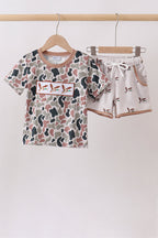 Camo Duck Embroidered Set