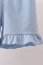 Blue Floral Lace Set