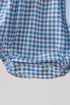 Blue Plaid Bubble