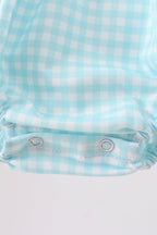 Blue Umbrella Smocked Bubble