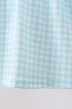 Blue Umbrella Smocked Bloomer Set
