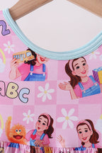 Pink Character Bamboo Set