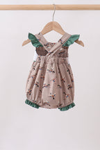 Green Mallard Embroidered Bubble