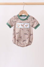 Green Mallard Embroidered Bubble