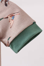 Green Mallard Embroidered Bubble
