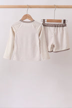 Khaki Character UPF Rashguard Set