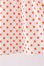 Orange Tennessee Dog Appliqué Dress