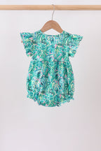 Green Lily Floral Bubble